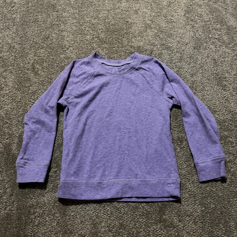 Primary long sleeve kids tshirt size‎ 4 super soft purple